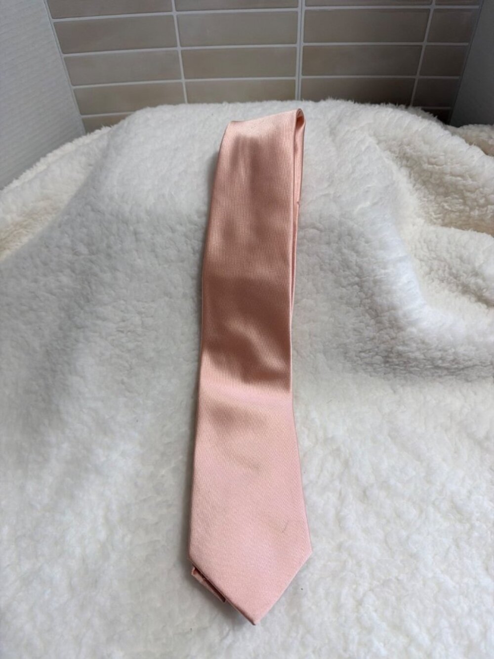 Imani Uomo Men's Necktie | Pink | Silk Touch Microfiber | Handmade